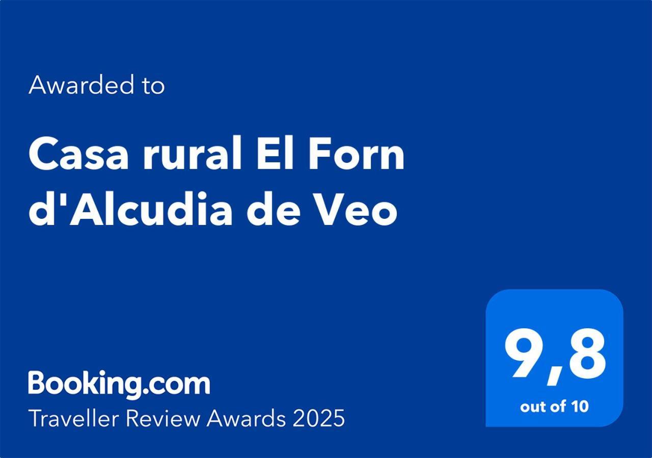 Casa rural El Forn d'Alcudia de Veo Exterior foto
